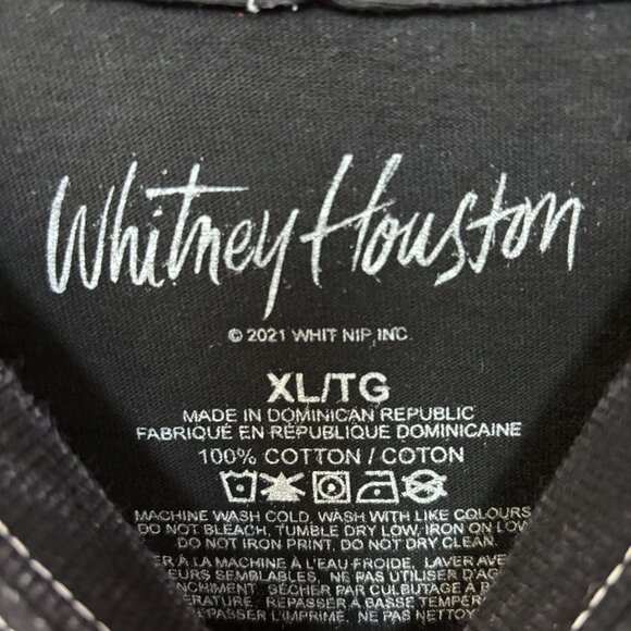 Whitney Houston I Wanna Dance with Somebody Dance Pop Tee XL - Picture 4 of 4